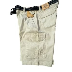 Company 81 Young Men's Cotton Twill Cargo Shorts W/Belt  Size 36